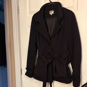 Women's Black Button-Up Jacket